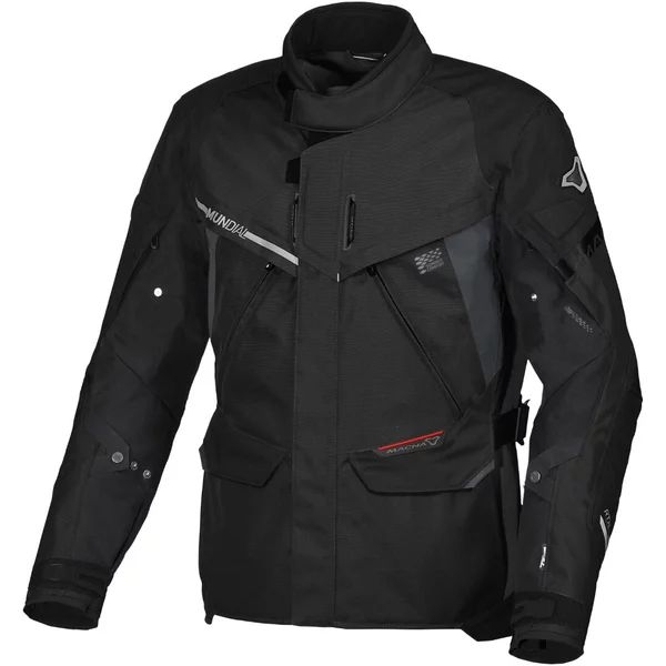 Geaca textil impermeabila touring/adventure MACNA MUNDIAL XXL Gri/Negru/Rosu, 9