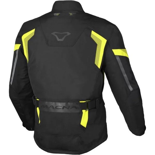 Geaca textil impermeabila MACNA VAULTURE S Negru/Galben fluo, 6