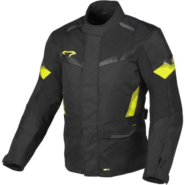 Geaca textil impermeabila MACNA VAULTURE S Negru/Galben fluo, 13