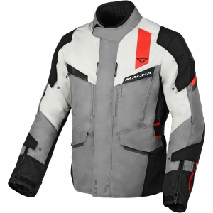 Geaca textil impermeabila touring MACNA ZASTRO M Negru/Gri deschis/Albastru, 6