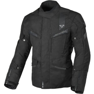 Geaca textil impermeabila touring MACNA ZASTRO L Negru/Gri deschis/Albastru, 3