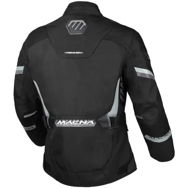 Geaca de dama textil impermeabila touring MACNA ZASTRA XS Gri deschis/Gri inchis/Negru, 3