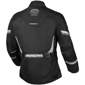 Geaca de dama textil impermeabila touring MACNA ZASTRA XS Gri deschis/Gri inchis/Negru, 3