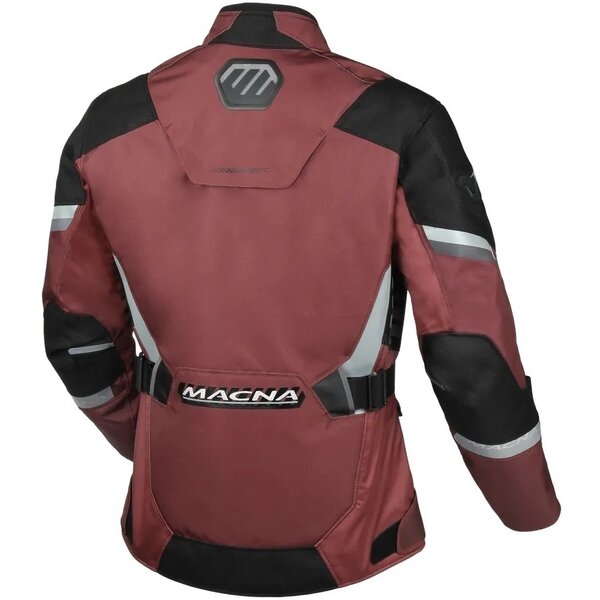 Geaca de dama textil impermeabila touring MACNA ZASTRA S Gri deschis/Gri inchis/Negru, 6
