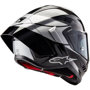 Casca integrala sport ALPINESTARS SUPERTECH R10 CARBON ELEMENT S Negru/Rosu/Alb, 5