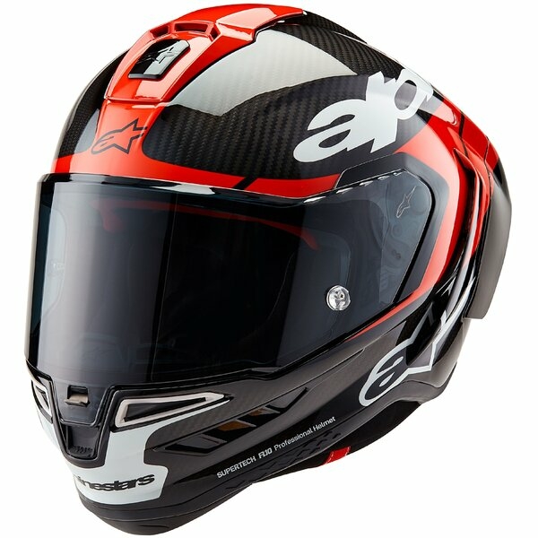 Casca integrala sport ALPINESTARS SUPERTECH R10 CARBON ELEMENT S Negru/Argintiu, 13