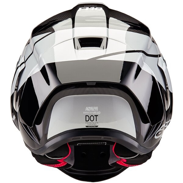 Casca integrala sport ALPINESTARS SUPERTECH R10 CARBON ELEMENT S Negru/Argintiu, 15