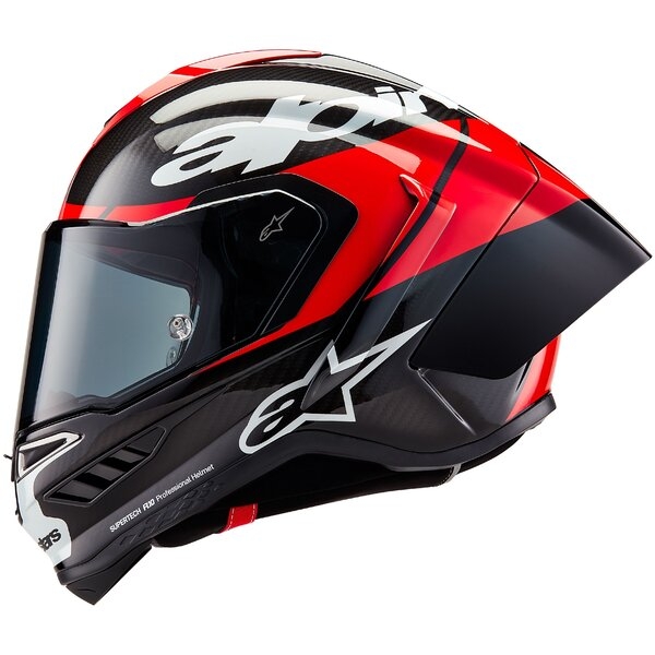 Casca integrala sport ALPINESTARS SUPERTECH R10 CARBON ELEMENT Negru/Rosu/Alb L, 5