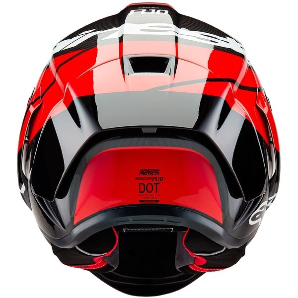Casca integrala sport ALPINESTARS SUPERTECH R10 CARBON ELEMENT Negru/Rosu/Alb L, 18