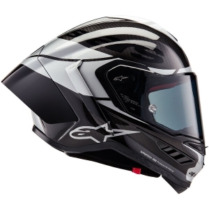 Casca integrala sport ALPINESTARS SUPERTECH R10 CARBON ELEMENT Negru/Rosu/Alb XL, 6