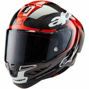 Casca integrala sport ALPINESTARS SUPERTECH R10 CARBON ELEMENT Negru/Argintiu XL, 16
