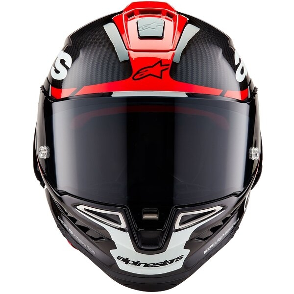 Casca integrala sport ALPINESTARS SUPERTECH R10 CARBON ELEMENT Negru/Rosu/Alb XXL, 4