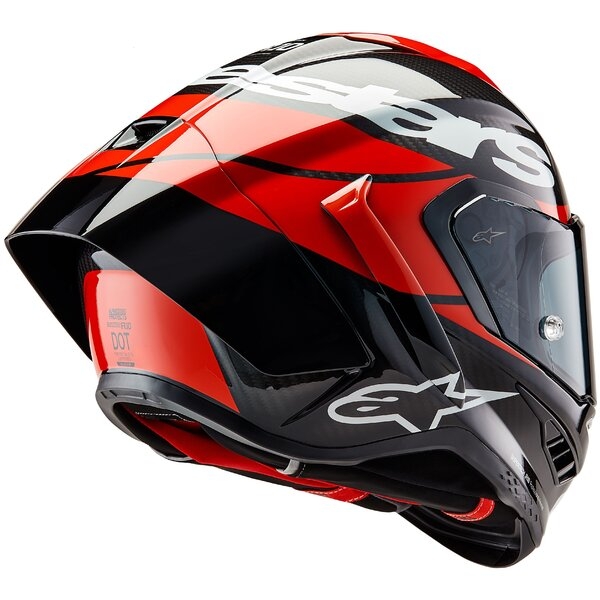 Casca integrala sport ALPINESTARS SUPERTECH R10 CARBON ELEMENT Negru/Rosu/Alb XXL, 5