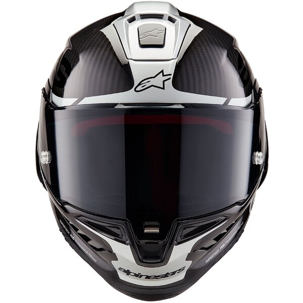 Casca integrala sport ALPINESTARS SUPERTECH R10 CARBON ELEMENT Negru/Rosu/Alb XS, 19