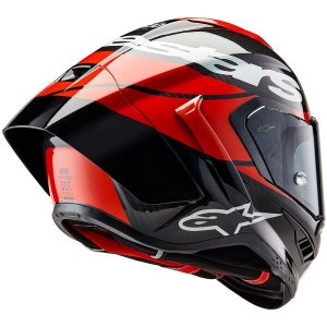 Casca integrala sport ALPINESTARS SUPERTECH R10 CARBON ELEMENT Negru/Rosu/Alb XS, 9