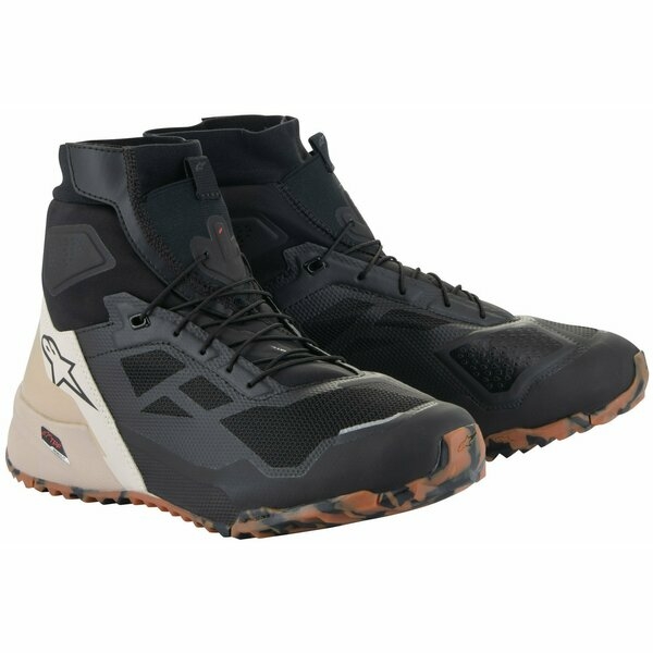 Ghete moto sport/touring ALPINESTARS CR-1 43.5 Negru/Bej, 2