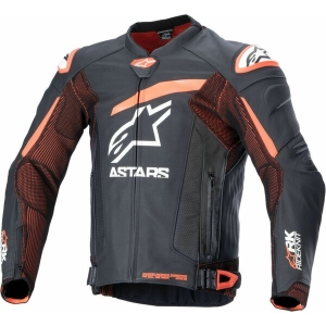 Geaca de piele ALPINESTARS GP PLUS R V4 RIDEKNIT 48 Negru/Rosu fluo, 3