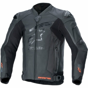 Geaca de piele ALPINESTARS GP PLUS R V4 RIDEKNIT 52 Negru/Negru, 2