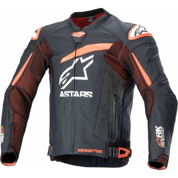 Geaca de piele ALPINESTARS GP PLUS R V4 RIDEKNIT 54 Negru/Negru, 4