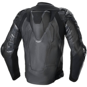 Geaca de piele sport ALPINESTARS ATEM V5 Negru/Alb 54, 5