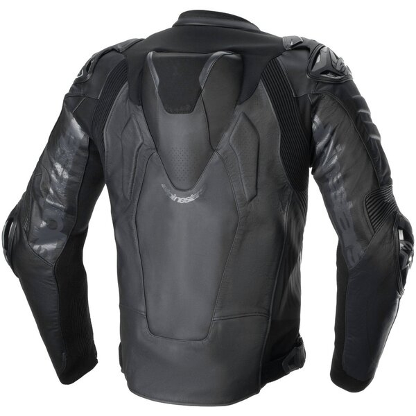 Geaca de piele sport ALPINESTARS ATEM V5 Negru/Alb 56, 4
