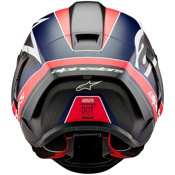 Casca integrala sport ALPINESTARS SUPERTECH R10 CARBON TEAM S Negru/Rosu/Alb, 3