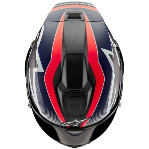 Casca integrala sport ALPINESTARS SUPERTECH R10 CARBON TEAM M Negru/Albastru/Rosu, 5