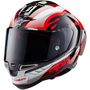 Casca integrala sport ALPINESTARS SUPERTECH R10 CARBON TEAM L Negru/Albastru/Rosu, 11