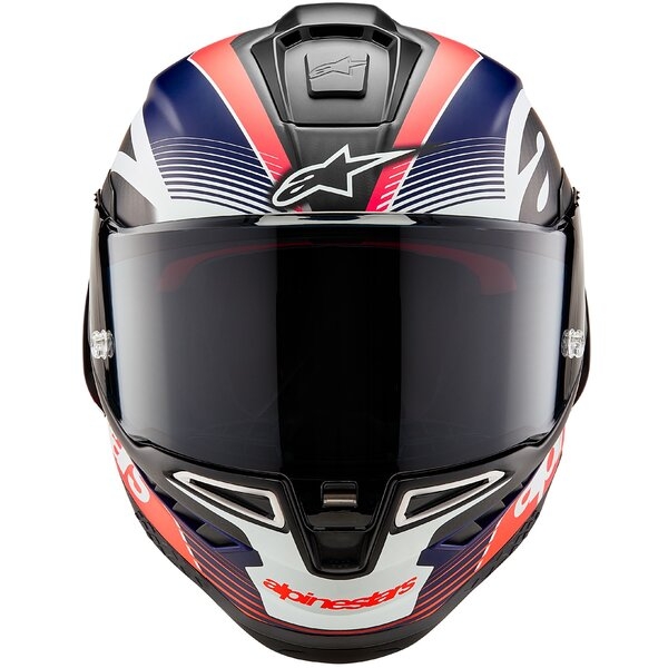 Casca integrala sport ALPINESTARS SUPERTECH R10 CARBON TEAM XL Negru/Albastru/Rosu, 18
