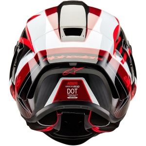 Casca integrala sport ALPINESTARS SUPERTECH R10 CARBON TEAM XXL Negru/Albastru/Rosu, 17