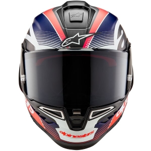 Casca integrala sport ALPINESTARS SUPERTECH R10 CARBON TEAM Negru/Rosu/Alb XS, 16