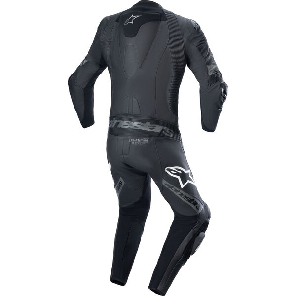 Combinezon de piele 1 piesa ALPINESTARS MISSILE V2 WARD 50 Negru/Alb/Rosu fluo, 4
