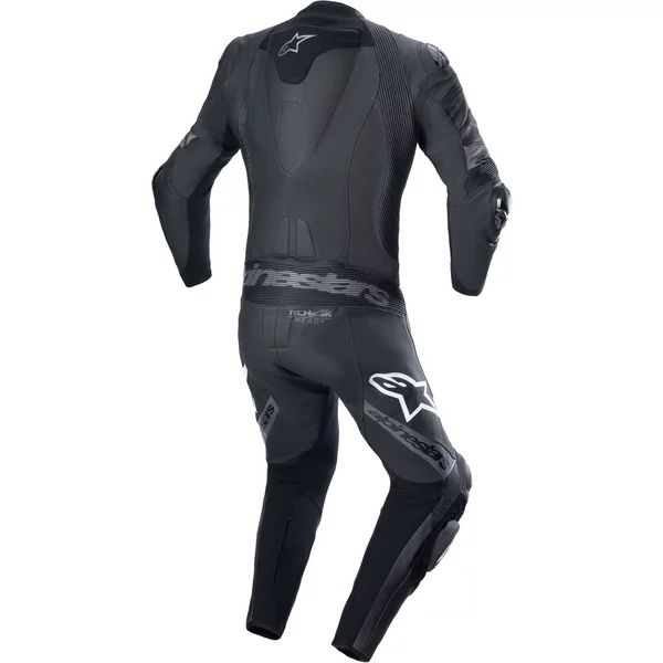 Combinezon de piele 1 piesa ALPINESTARS MISSILE V2 WARD 56 Negru/Alb/Rosu fluo, 11