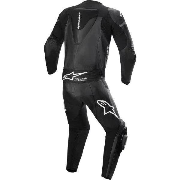 Combinezon de piele 2 piese ALPINESTARS GP FORCE LURV 52 Negru/Alb/Rosu fluo, 3