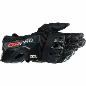 Manusi de piele racing ALPINESTARS GP PRO R4 M Negru/Rosu fluo, 3