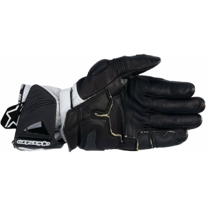 Manusi de piele racing ALPINESTARS GP PRO R4 XL Negru/Rosu fluo, 5