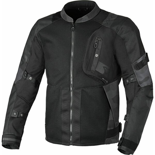 Geaca textil de vara MACNA RADDIC S Negru/Gri camo, 7