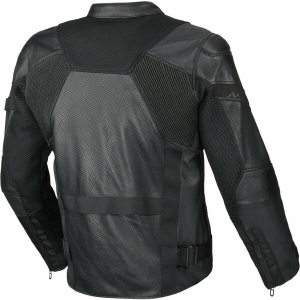 Geaca de vara piele/textil MACNA OLSAN Negru S, 3