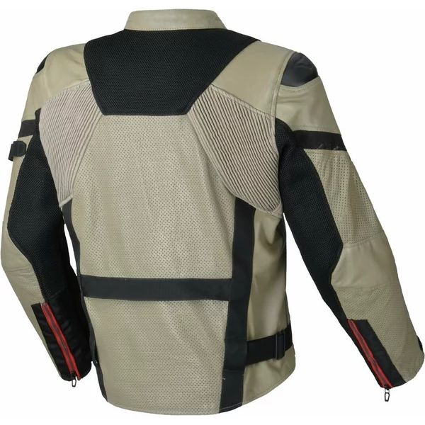 Geaca de vara piele/textil MACNA OLSAN Negru XXL, 5
