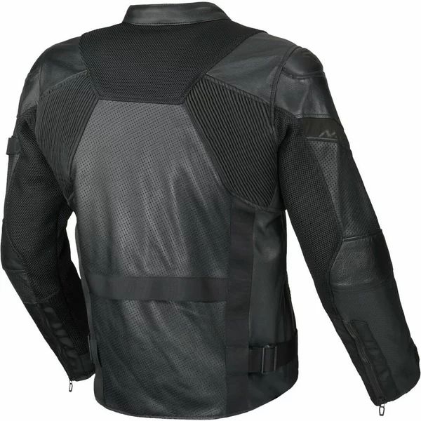 Geaca de vara piele/textil MACNA OLSAN Negru L, 5