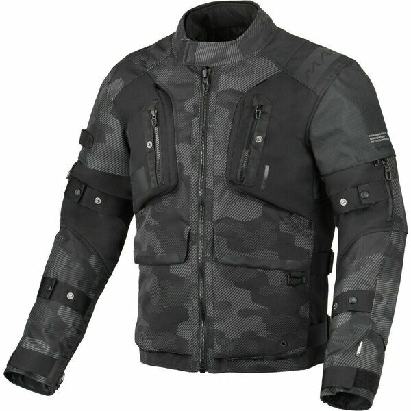 Geaca textil impermeabila MACNA HIGERA M Negru/Gri camo, 13