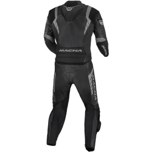 Combinezon de piele 2 piese MACNA VARSHALL 54 Negru/Rosu, 7