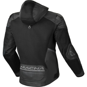 Geaca de vara piele/textil MACNA RISANT Negru 50, 6