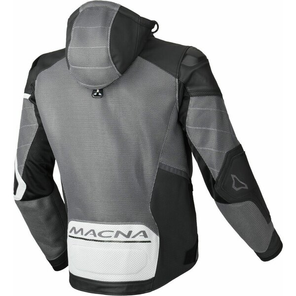 Geaca de vara piele/textil MACNA RISANT 50 Gri/Negru, 4