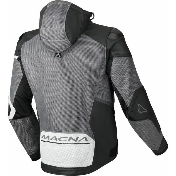 Geaca de vara piele/textil MACNA RISANT 50 Gri/Negru, 9