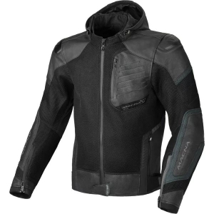 Geaca de vara piele/textil MACNA RISANT 50 Gri/Negru, 7