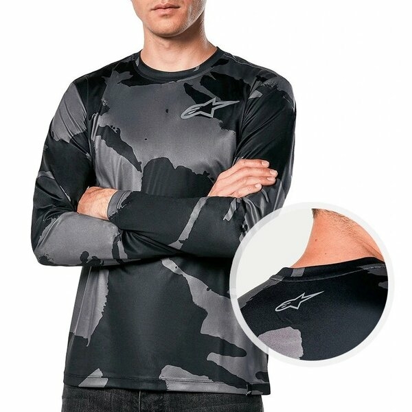 Bluza ALPINESTARS CAMO PERFORMANCE LS L Negru camo, 3