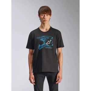 Tricou ALPINESTARS MX HELMET CSF Negru S, 6