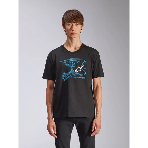 Tricou ALPINESTARS MX HELMET CSF Negru XL, 6