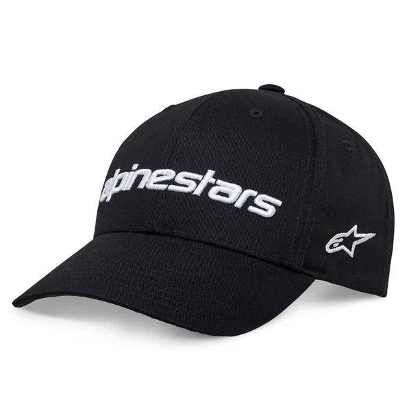 Sapca ALPINESTARS LINEAR WORDMARK 2.0 Hat Negru/Alb, 4